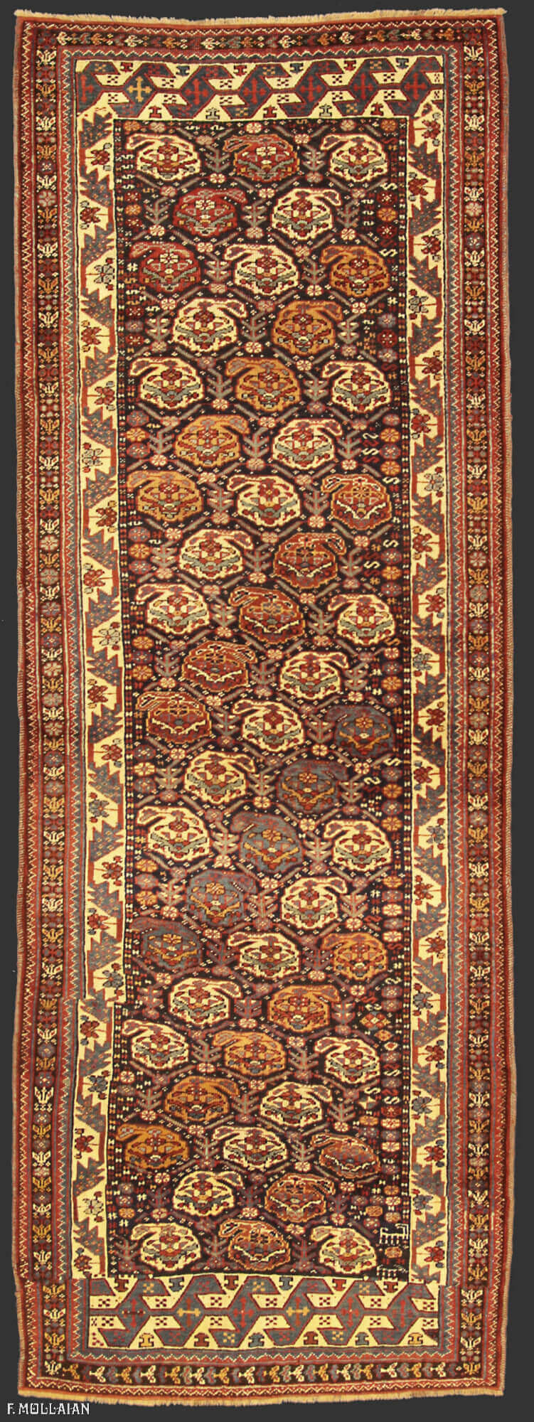Antique Persian Shahsavan Runner Rug n°:17441537
